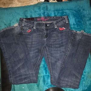 Rock and roll cowgirl jeans